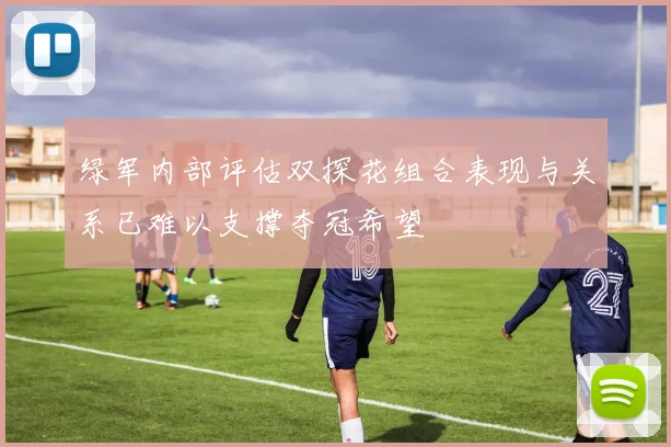 绿军内部评估双探花组合表现与关系已难以支撑夺冠希望